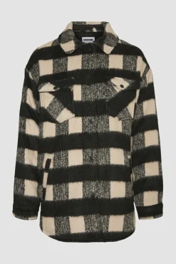 Noisy May Camisas E Blusas-Sobrecamisa Xadrez