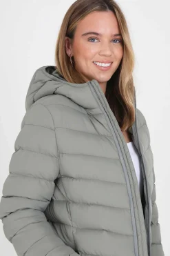 Brave Soul Sobretudos E Parkas-Sobretudo Acolchoado Com Capuz