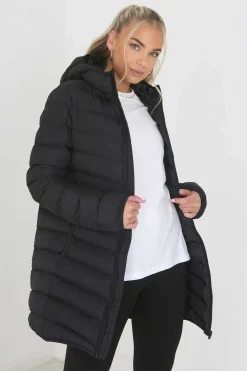 Brave Soul Sobretudos E Parkas-Sobretudo Acolchoado Com Capuz