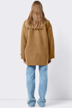 Noisy May Sobretudos E Parkas-Sobretudo Com Botoes Dianteiros