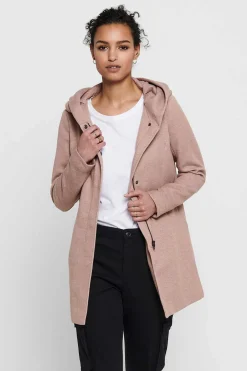 Only Sobretudos E Parkas-Sobretudo Com Capuz E Fecho-Eclair