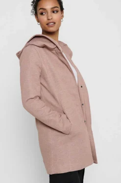 Only Sobretudos E Parkas-Sobretudo Com Capuz E Fecho-Eclair