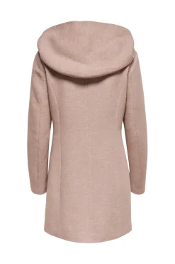 Only Sobretudos E Parkas-Sobretudo Com Capuz E Fecho-Eclair