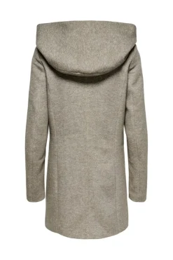 Only Sobretudos E Parkas-Sobretudo Com Capuz E Fecho-Eclair