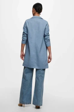 Only Sobretudos E Parkas-Sobretudo Com Lapelas E Botoes