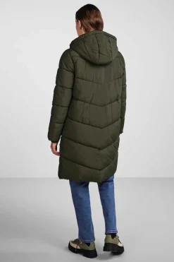 Pieces Sobretudos E Parkas-Sobretudo Comprido Acolchoado