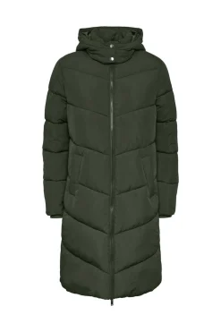 Pieces Sobretudos E Parkas-Sobretudo Comprido Acolchoado