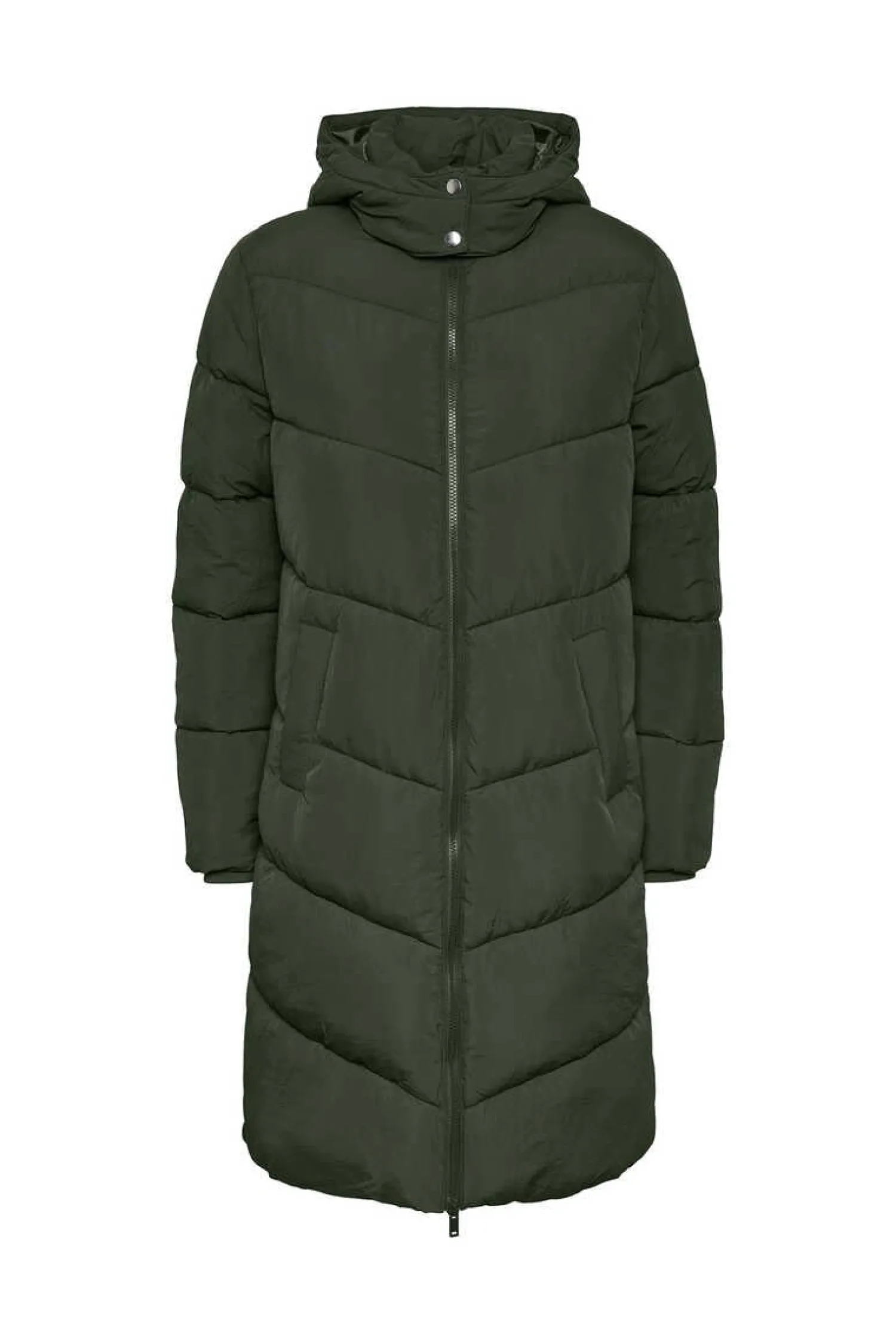 Pieces Sobretudos E Parkas-Sobretudo Comprido Acolchoado