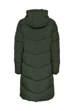 Pieces Sobretudos E Parkas-Sobretudo Comprido Acolchoado