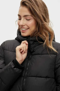 Pieces Sobretudos E Parkas-Sobretudo Comprido Acolchoado