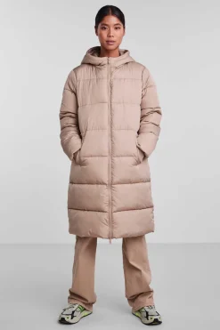 Pieces Sobretudos E Parkas-Sobretudo Comprido Acolchoado