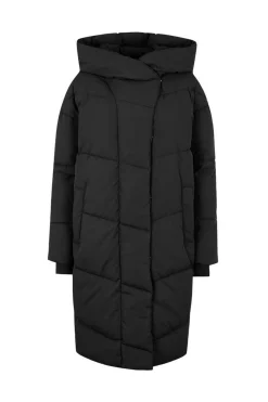 Noisy May Sobretudos E Parkas-Sobretudo Comprido Acolchoado