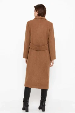 Cortefiel Sobretudos E Parkas-Sobretudo Comprido Militar