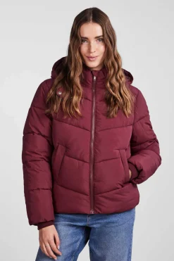 Pieces Sobretudos E Parkas-Sobretudo Curto Acolchoado