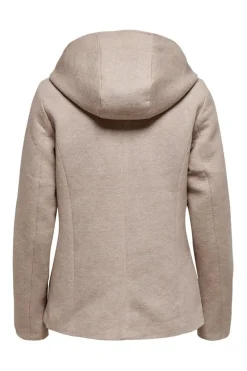 Only Blusoes E Casacos-Sobretudo Curto Com Capuz