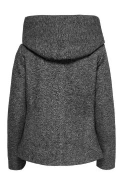 Only Blusoes E Casacos-Sobretudo Curto Com Capuz
