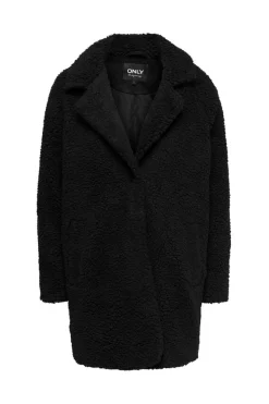 Only Sobretudos E Parkas-Sobretudo De Borrego Botoes