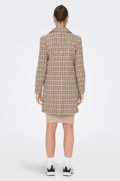 JDY Sobretudos E Parkas-Sobretudo De Xadrez