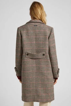 Pepe Jeans Sobretudos E Parkas-Sobretudo La Pied-De-Poule