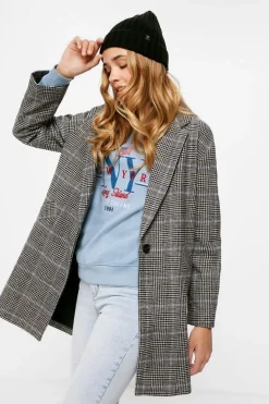 Springfield Sobretudos E Parkas-Sobretudo Quadrados La