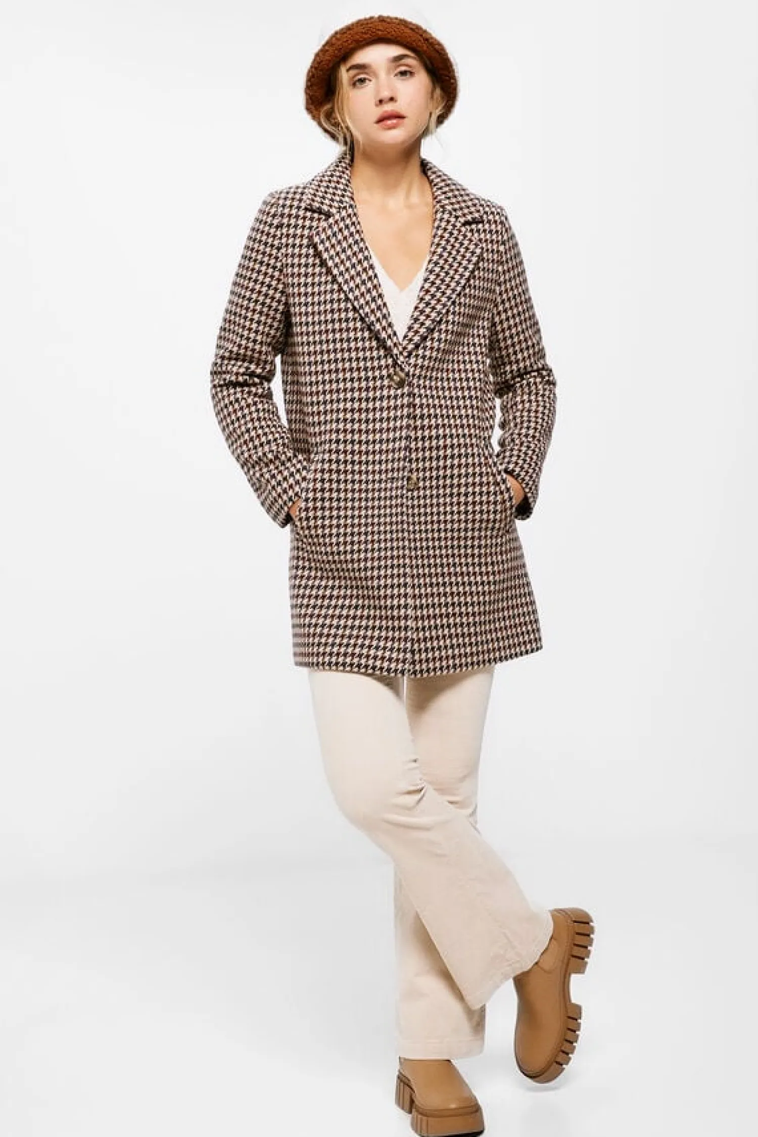 Springfield Sobretudos E Parkas-Sobretudo Quadrados La