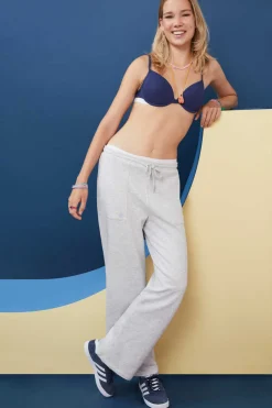 HI&BYE Roupa Interior-Soutien Push-Up Algodao Escuro