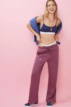 HI&BYE Roupa Interior-Soutien Top Algodao Marinho