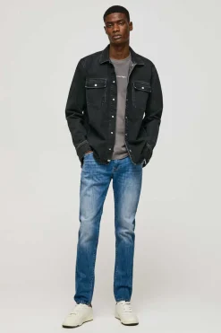 Pepe Jeans Stanley Regular Fit Regular Waist Jeans Azul Online