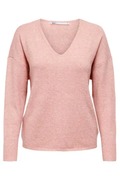 Only Sueteres E Cardigans-Sweater De Bico Manga Comprida