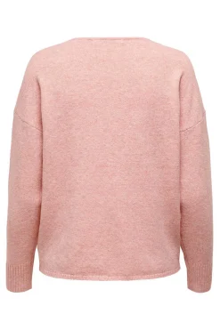 Only Sueteres E Cardigans-Sweater De Bico Manga Comprida