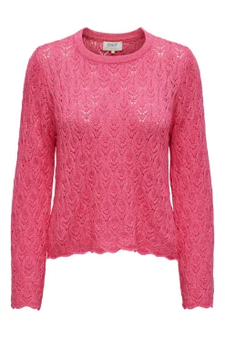 Only Sueteres E Cardigans-Sweater Malha Rendilhada