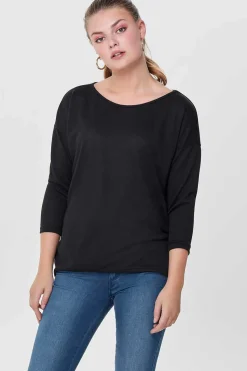 Only Sueteres E Cardigans-Sweater Manga Comprida E Gola Redonda