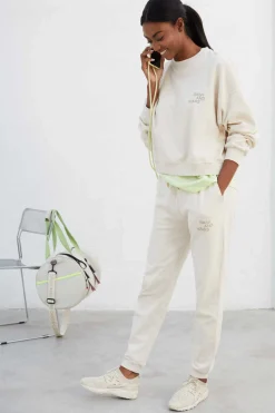 Dash and Stars Outdoor-Sweatshirt 100% Algodao Branco