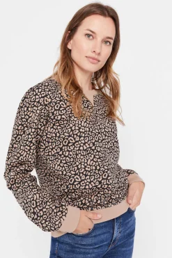 Cortefiel Sweatshirts-Sweatshirt Animal Print