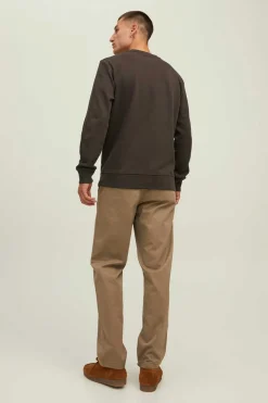 Jack & Jones Sweatshirt Basica Castanho Hot
