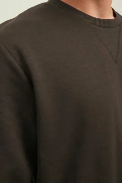 Jack & Jones Sweatshirt Basica Castanho Hot