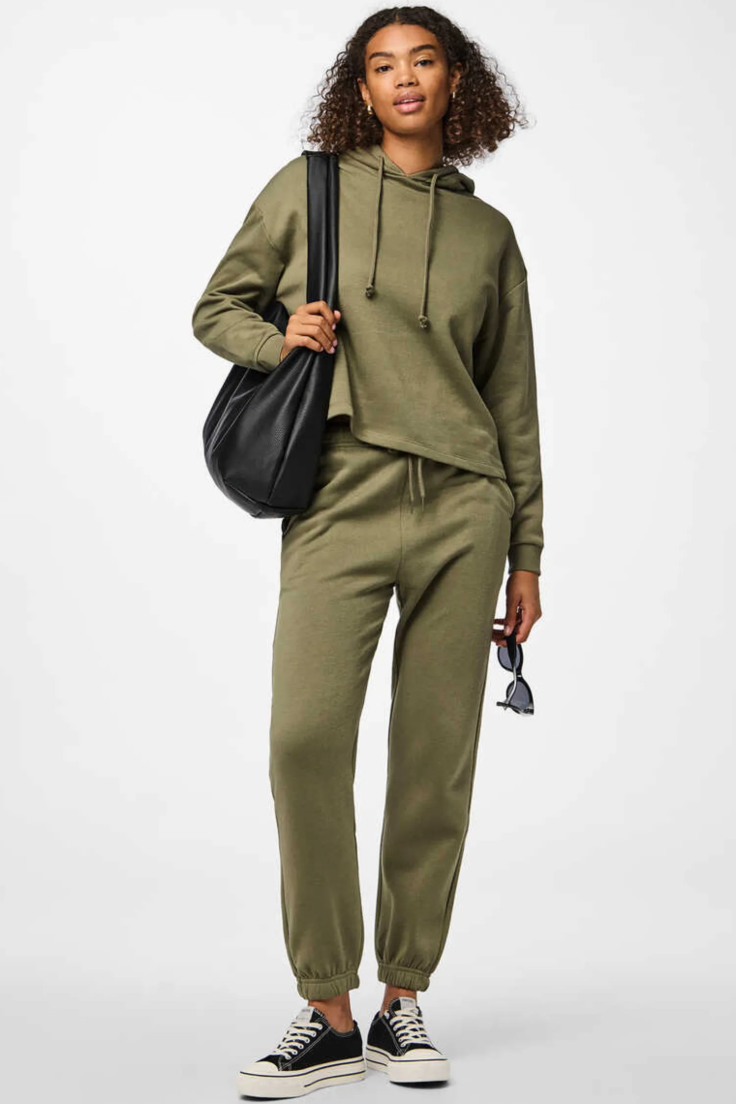 Pieces Sweatshirts-Sweatshirt Basica Capuz