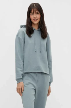 Pieces Sweatshirts-Sweatshirt Basica Capuz