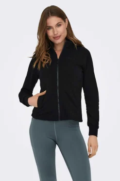 Only Play Sweatshirts-Sweatshirt Basica Com Fecho-Eclair