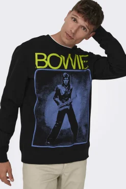 Only & Sons Sweatshirt Bowie Preto