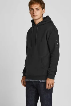 Jack & Jones Sweatshirt Capuz Preto Discount