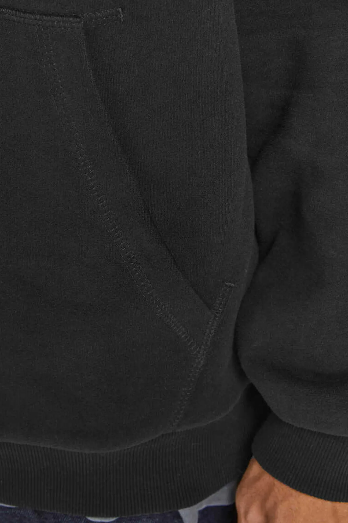 Jack & Jones Sweatshirt Capuz Preto Discount