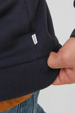 Jack & Jones Sweatshirt Capuz Estampado Logo Azul Discount