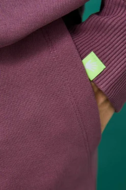 HI&BYE Sweatshirts-Sweatshirt Capuz Felpa Bordeaux Logo