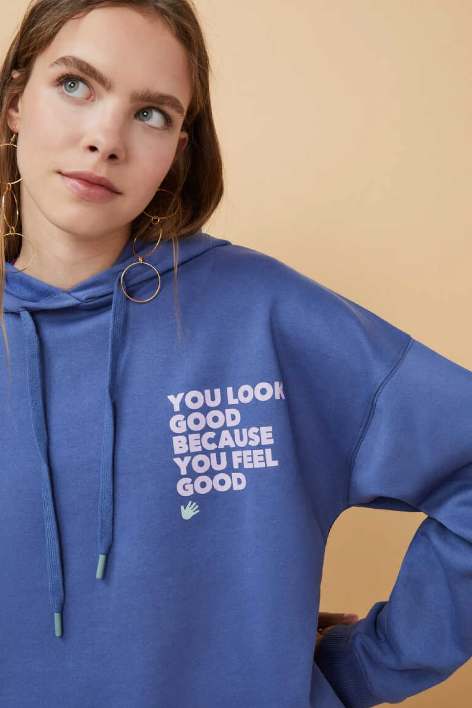 HI&BYE Sweatshirts-Sweatshirt Capuz Felpa Logo