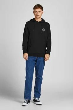 Jack & Jones Sweatshirt Com Capuz Preto Sale