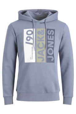 Jack & Jones Sweatshirt Com Capuz Azulado Sale