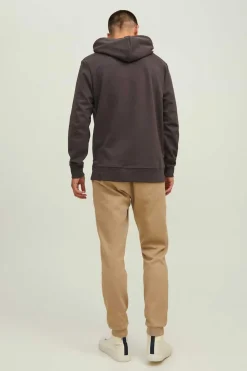 Jack & Jones Sweatshirt Com Capuz Castanho