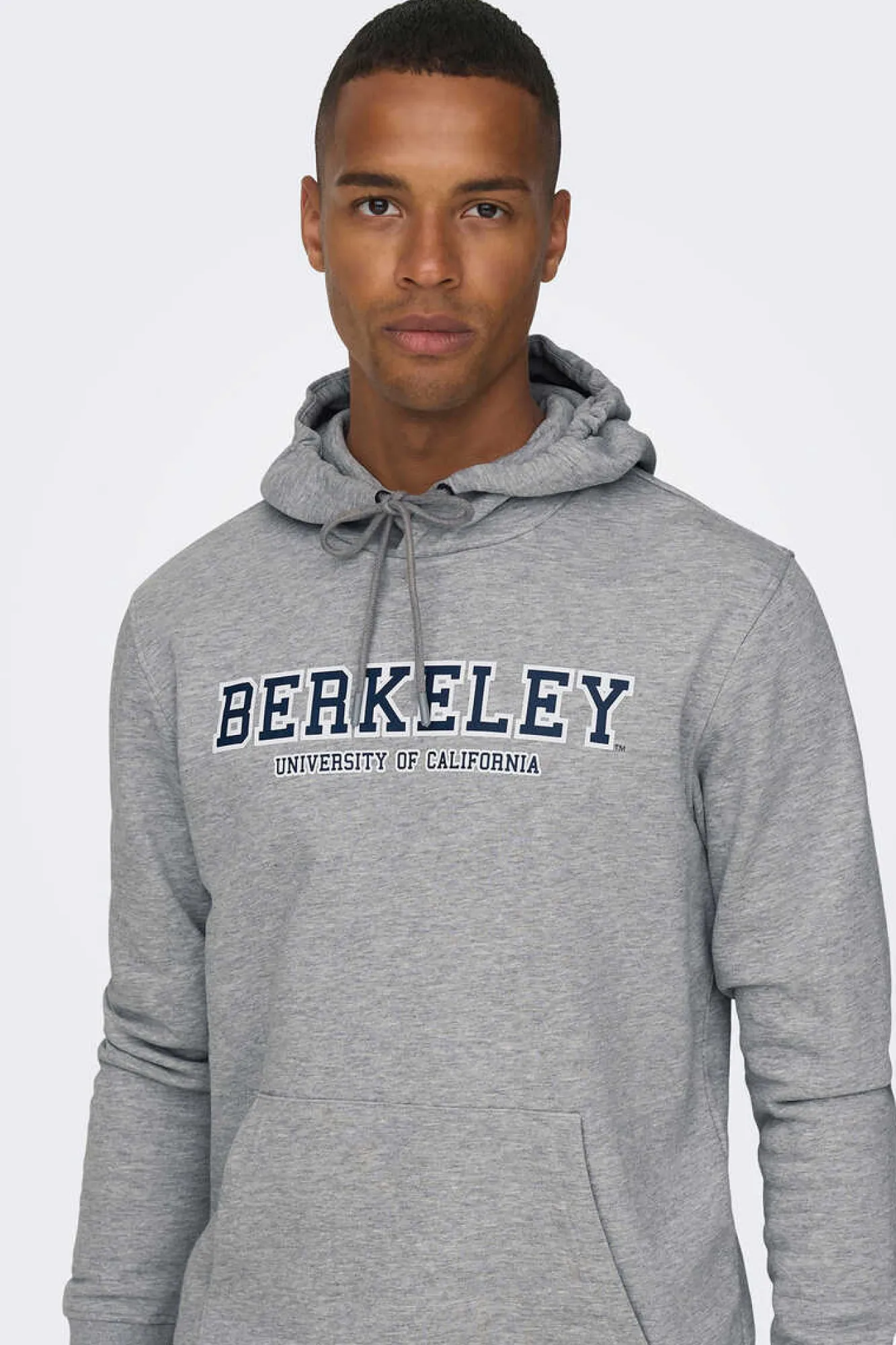 Only & Sons Sweatshirt Com Capuz Cinza