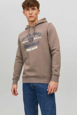 Jack & Jones Sweatshirt Com Capuz Cinza Outlet